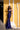 Prom Dresses Long Fitted Sweep Train Prom Gown Navy Blue