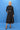 Cocktail Dresses Long Sleeve Button Down Wrap Belt Popcorn Midi Dress Black