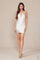 Cocktail Dresses Beaded Short Fitted Cocktail Dress White