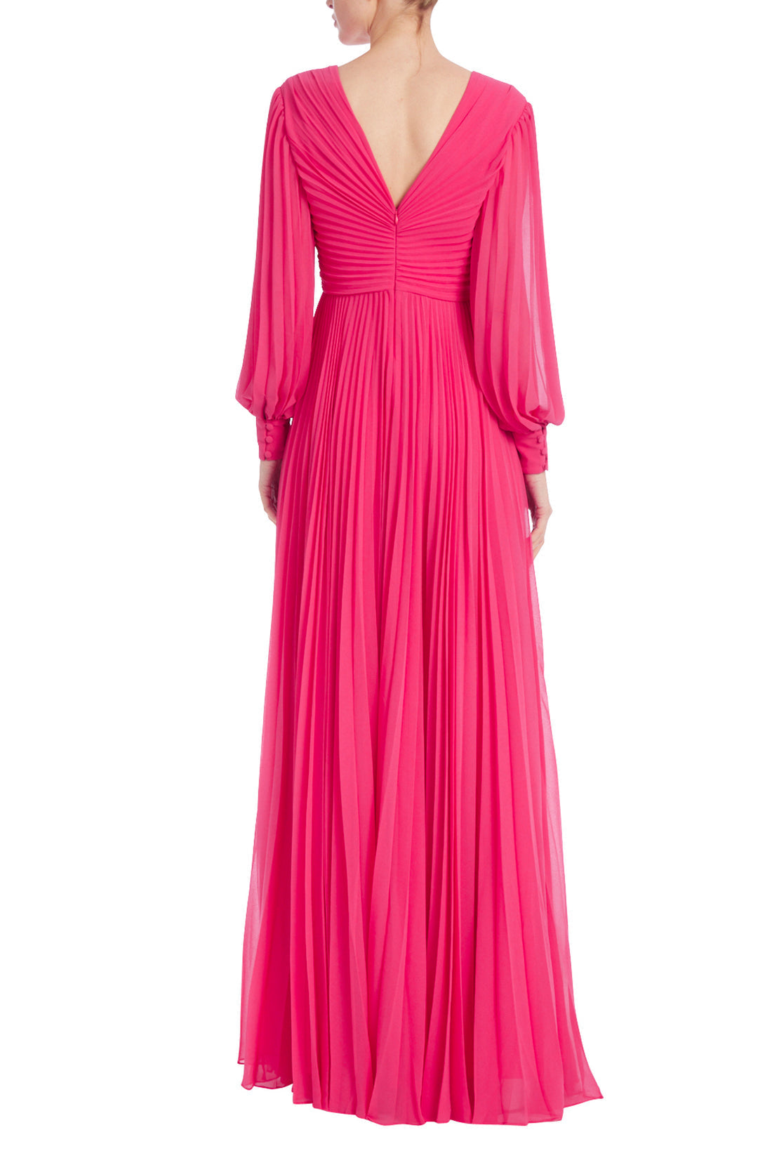 Formal Dresses Long Sleeve A Line Formal Dress Watermelon