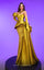 Formal Dresses F02810 Beaded Peplum Long Formal Pleated Dress Black