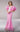 Formal Dresses Fitted Long Slit Floral Formal Evening Dress Pink