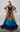 Formal Dresses Long Sleeve Formal Printed A Line Evening Dress Black