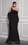 Formal Dresses Formal Long Mermaid Oversized Rosette Evening Dress Black