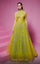 Formal Dresses Pleated A line Long Formal Evening Dress Olive