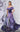 Formal Dresses A Line Pleated Long Formal Printed Evening Dress Lilac
