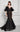 Prom Dresses Mermaid Long Prom Formal Ruffle Dress Black