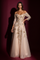 Beaded Strapless Sweetheart Gown – Champagne