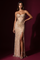 Strapless Sweetheart Sequin Mermaid Gown – Gold