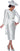 Plus Size Plus Size Tea Length Long Sleeve Mother of the Bride Dress White