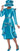 Mother of the Bride Dresses Mother of the Bride Tea Length Dress Blue