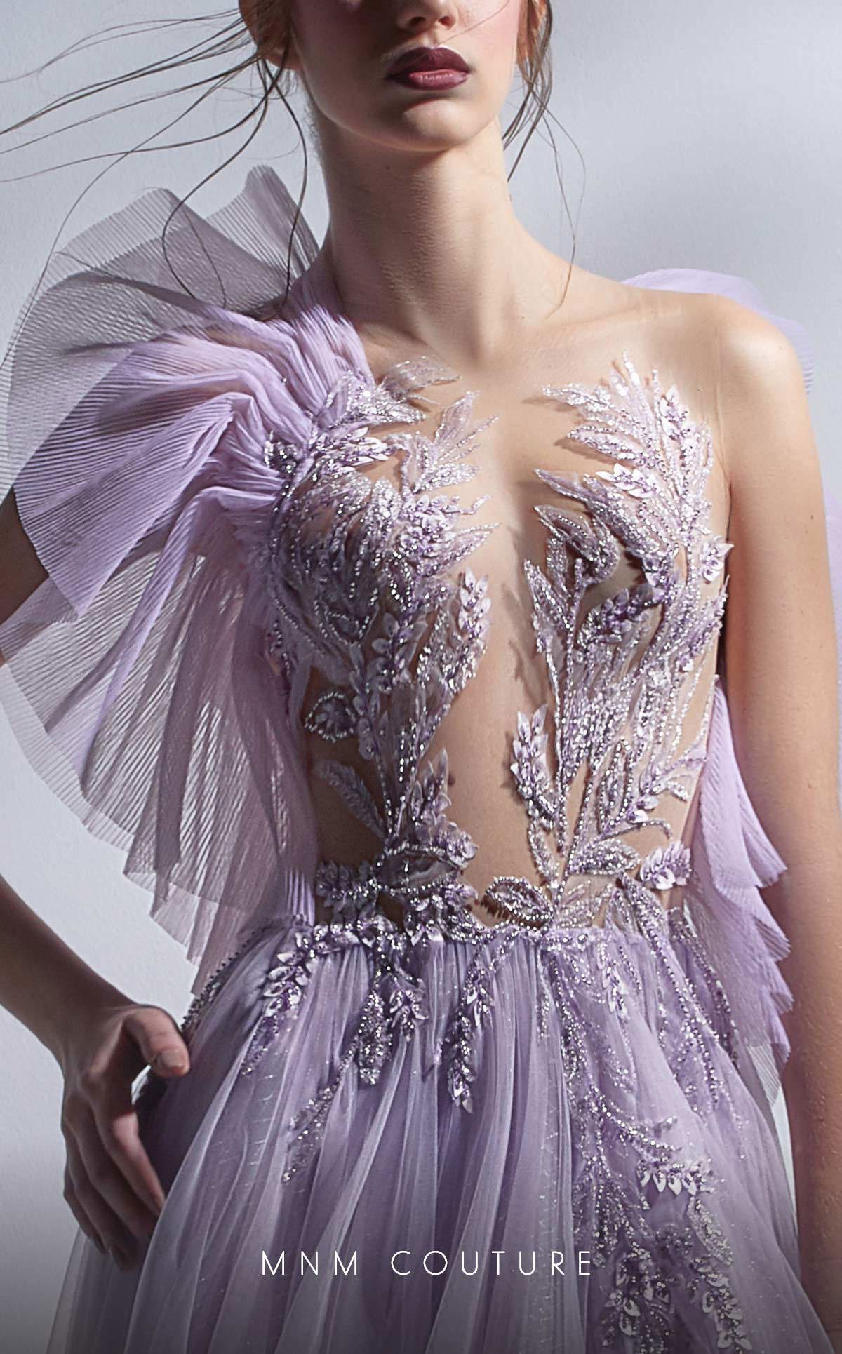 Prom Dresses Long Beaded Applique Formal A Line Prom Dress Lilac