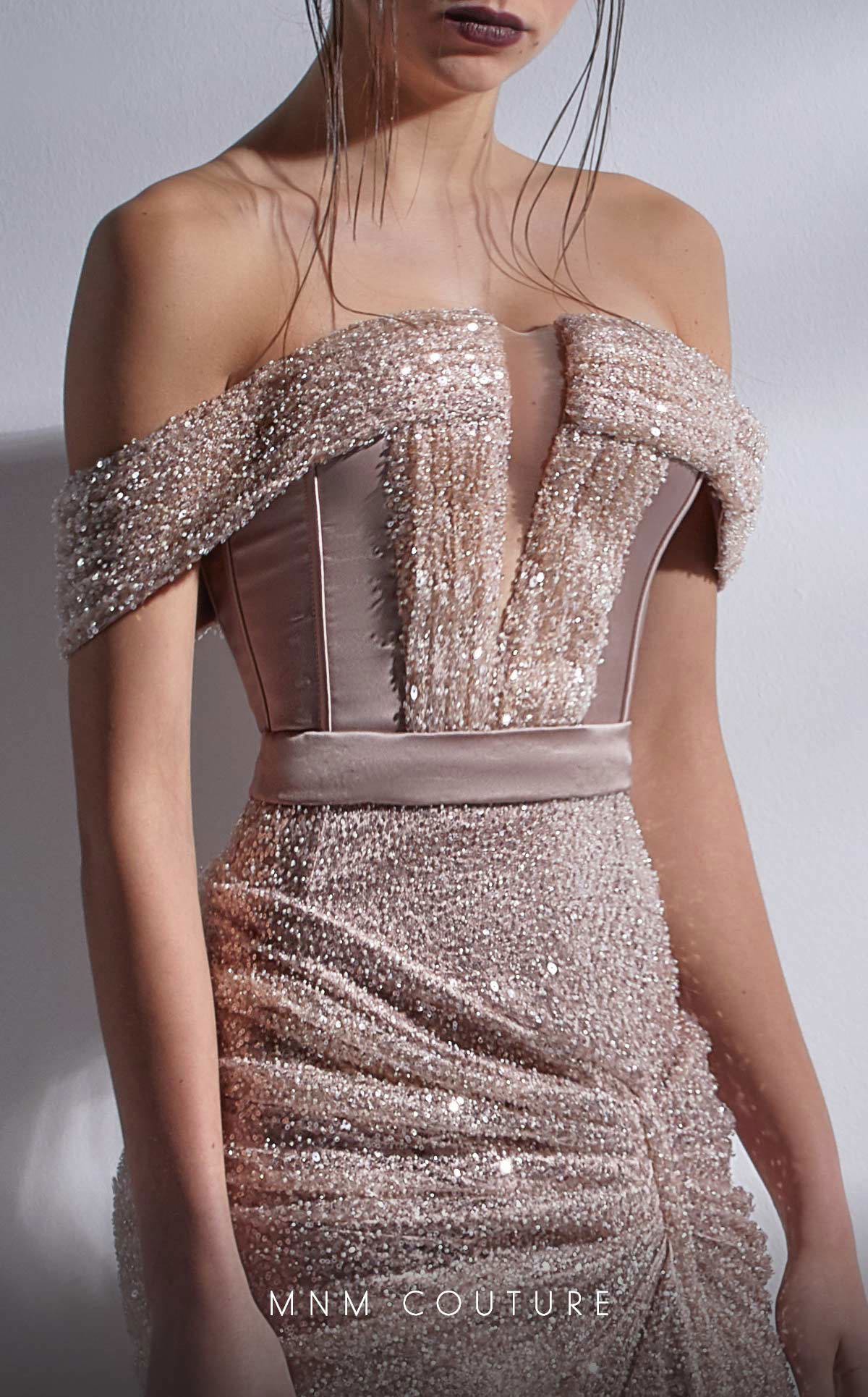 Prom Dresses Prom Long Beaded Sequin Slit Formal Dress Nude/Black