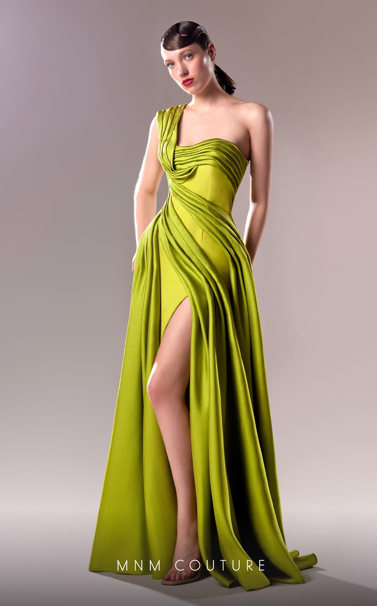 Formal Dresses Long Formal Mermaid Evening Slit Dress Pistache