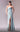 Prom Dresses Fitted Long Formal Overskirt Slit Prom Dress Blue