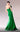 Formal Dresses Pleated Slit Long Formal Mermaid Prom Dress Green