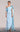 Formal Dresses Pleated Long Formal Slit Evening Dress Blue