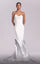 Prom Dresses Long Mermaid Formal Beaded Metallic Prom Dress Off White/Silver
