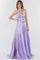 Long Formal Sleeveless Satin Prom Dress - The Dress Outlet Black
