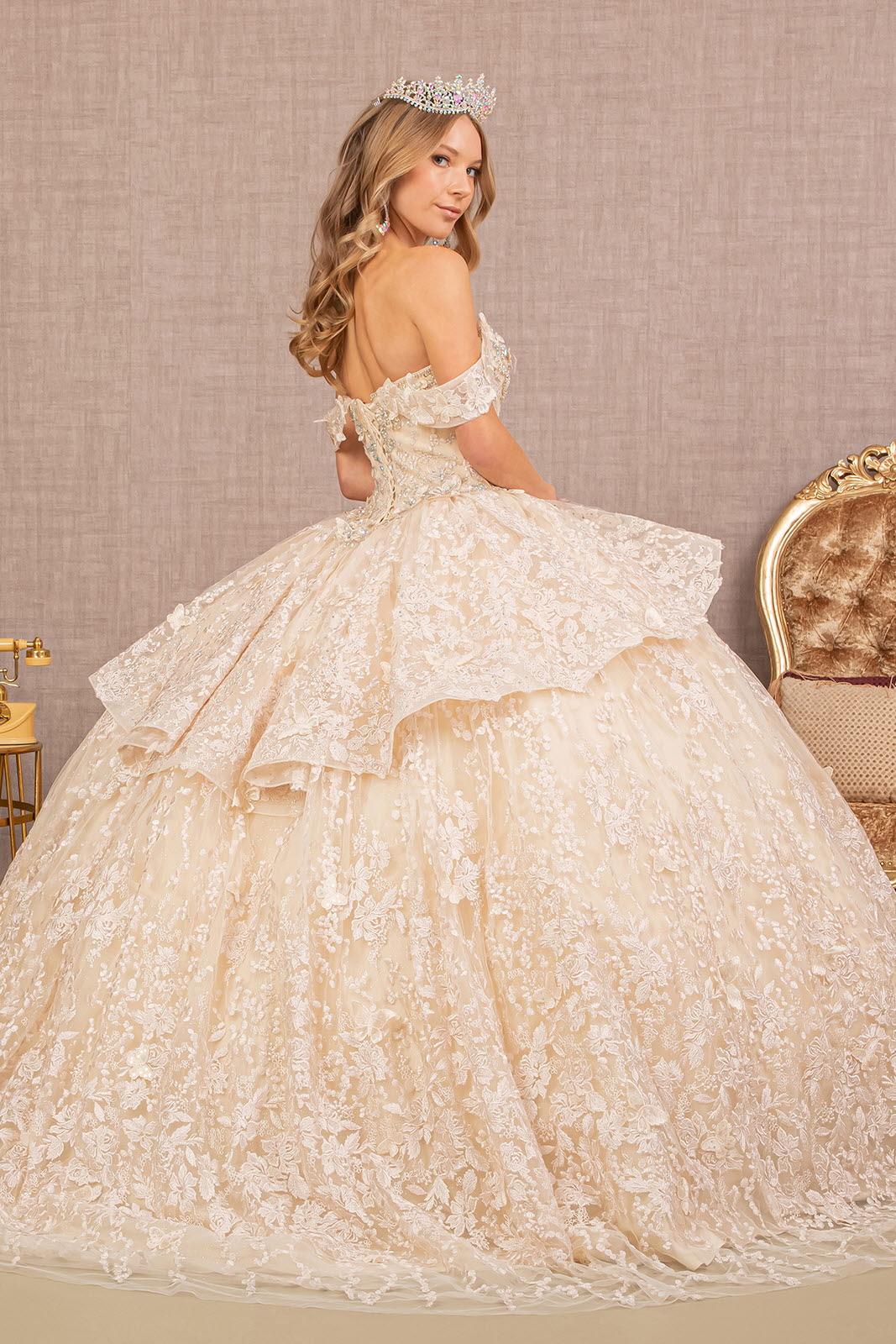 Quinceniera Dresses Long Ball Gown Quinceanera Dress Champagne