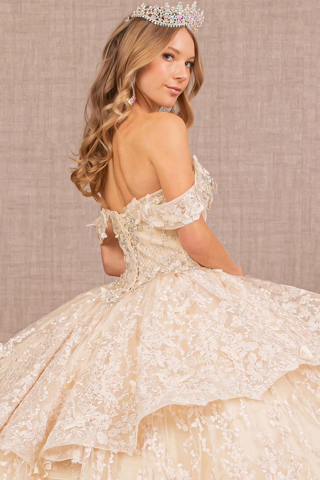 Quinceniera Dresses Long Ball Gown Quinceanera Dress Champagne