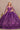 Quinceniera Dresses Long Quinceanera Glitter Cape Ball Gown Purple