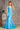 Prom Dresses Floral Sequin Mermaid Prom Long Dress Ocean Blue