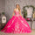 Quinceniera Dresses Glitter Quinceanera Ball Gown Fuchsia
