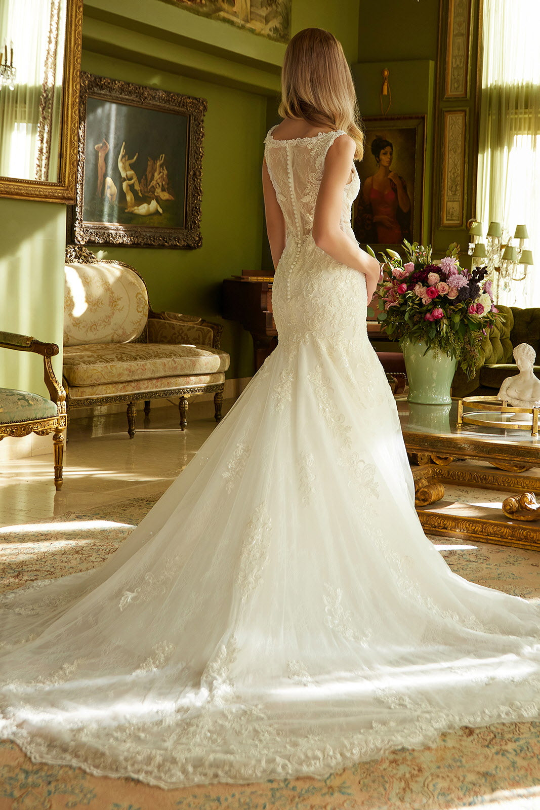 Wedding Dresses Long Bridal Gown Mermaid Wedding Dress Off White