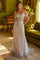 Prom Dresses Glitter Long Formal Prom Dress Silver