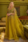 Formal Dresses Long A Line Beaded Sequin Cape Sleeve Formal Dress Olive