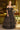 Prom Dresses A Line Long Formal Sequin Corset Detachable Sleeve Prom Dress Black