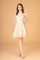 Cocktail Dresses Short Glitter Cocktail Mini Dress Champagne
