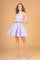 Cocktail Dresses Homecoming Babydoll Short Dress Lilac