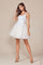 Cocktail Dresses A Line Short Cocktail Dress White