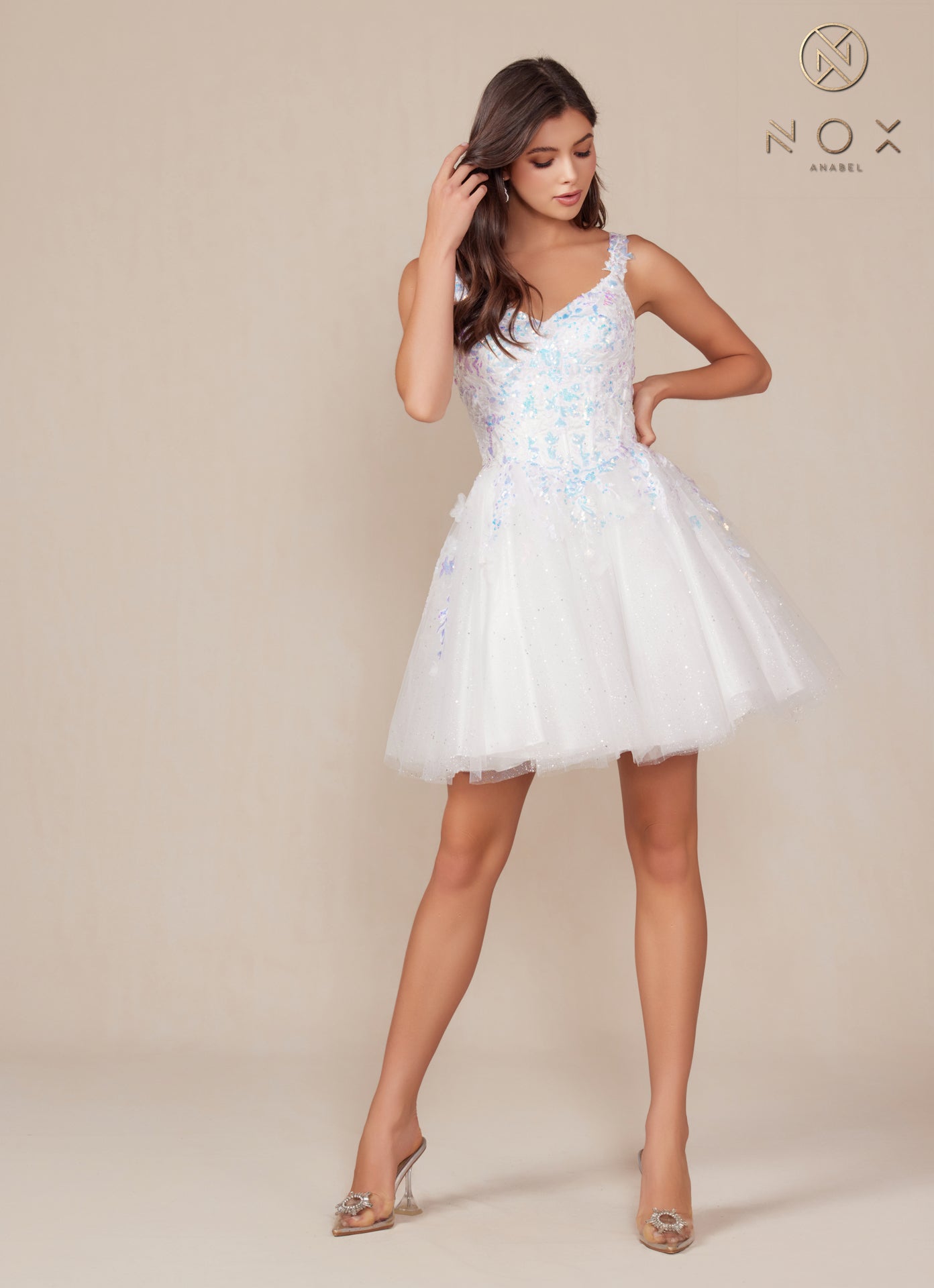 Cocktail Dresses A Line Short Cocktail Dress White