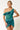 Cocktail Dresses Short Off Shoulder Wrap Mini Dress Hunter Green