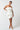 Cocktail Dresses Short Strapless Rosette Satin Dress Off White