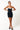 Cocktail Dresses Short Strapless Fitted Dress Black