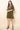 Cocktail Dresses Short Mid Sleeve Embroidered Dress Olive