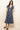 Cocktail Dresses Spotted Button Down Midi Dress Navy