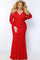 Formal Dresses Long Sleeve Plus Size Formal Evening Gown Scarlet