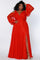 Prom Dresses Plus Size Long Formal Evening Gown Cardinal
