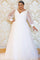 Formal Dresses Plus Size Long Sleeve Evening Formal Gown Diamond White