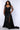 Plus Size Dresses Long Fitted High Slit Formal Plus Size Prom Dress Onyx