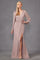 Mother of the Bride Dresses Beaded Long Sleeve Formal Mother of The Bride Dress Mauve