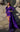 Cocktail Dresses Short Fitted Ruffle Cocktail Dress Purple