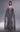 Formal Dresses Beaded Long Formal Cape Sleeve Evening Dress Grey