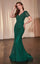 LaDivine CC4019 Long Beaded Fitted Formal Dress