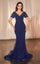 LaDivine CC4019 Long Beaded Fitted Formal Dress